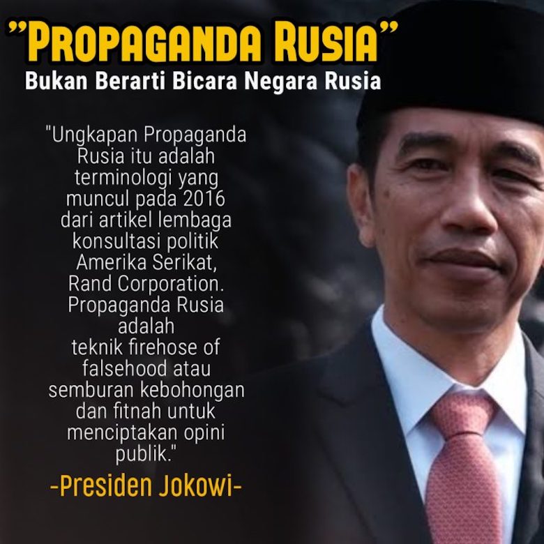 Rusia dan "Propaganda Jokowi