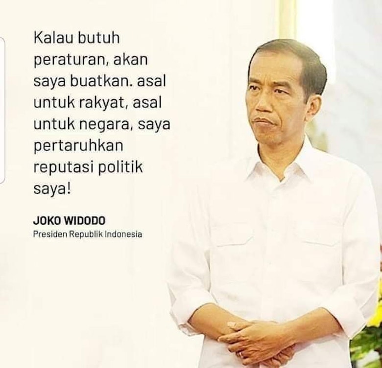 Kemarahan Jokowi adalah Pengakuan Kekalahannya