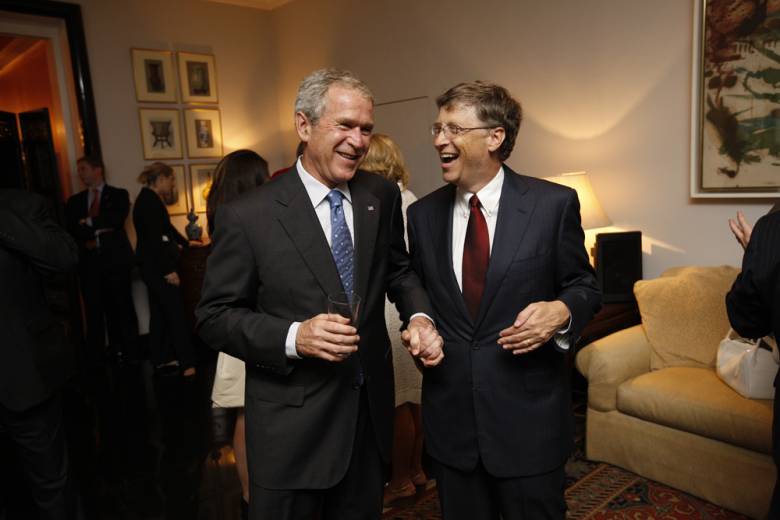 Peringatan Presiden George W Bush dan Bill Gates