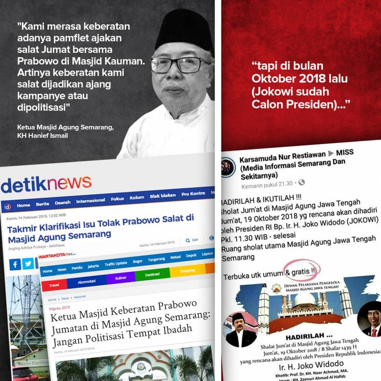Blunder Viral Pertanyaan, Prabowo Sholat Jum’at Dimana?