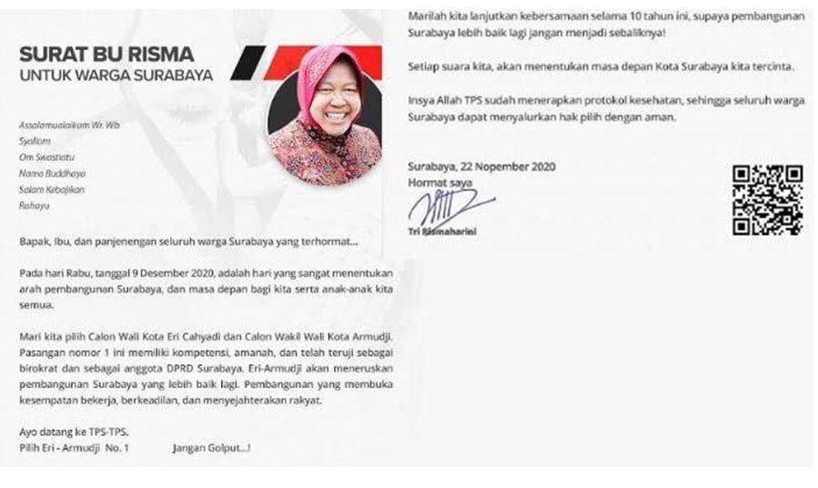 Surat untuk Warga Surabaya, Wujud “Ketakutan” Risma?