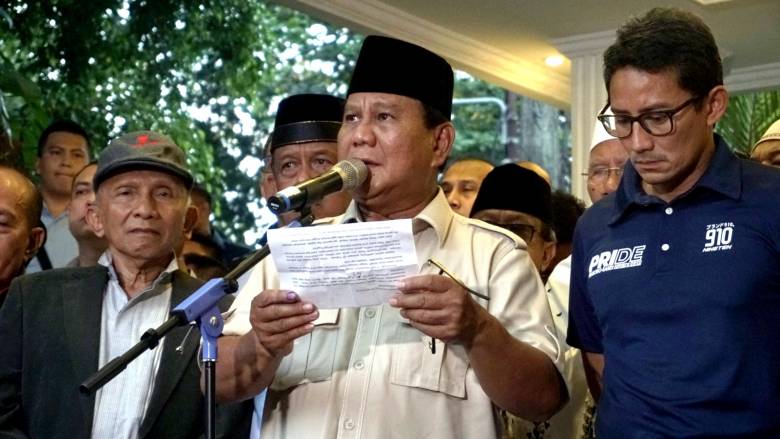 Akhir Pemilu dan Rapuhnya Koalisi Prabowo-Sandiaga