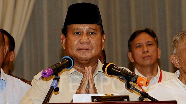 Prabowo Melanggar Komitmennya Sendiri