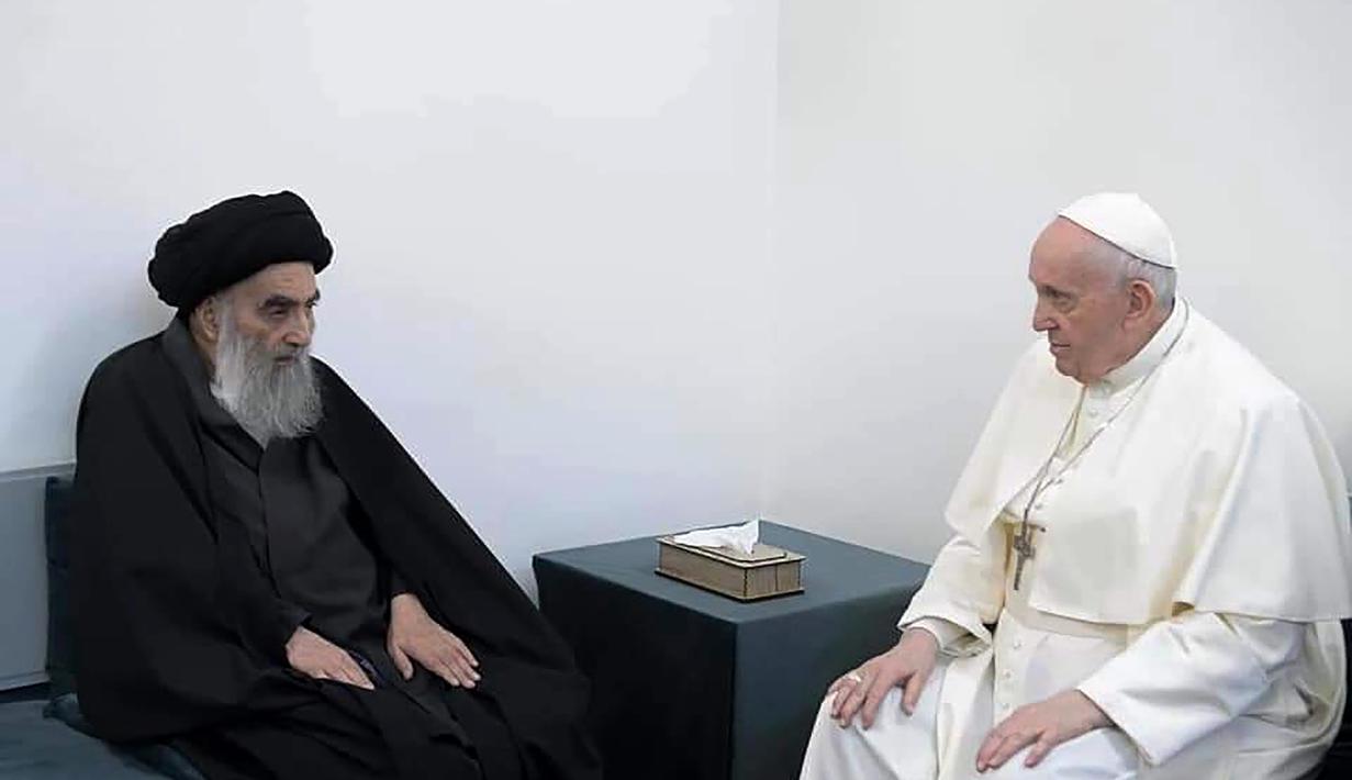 Paus Fransiskus dan Ayatollah Al-Sistani