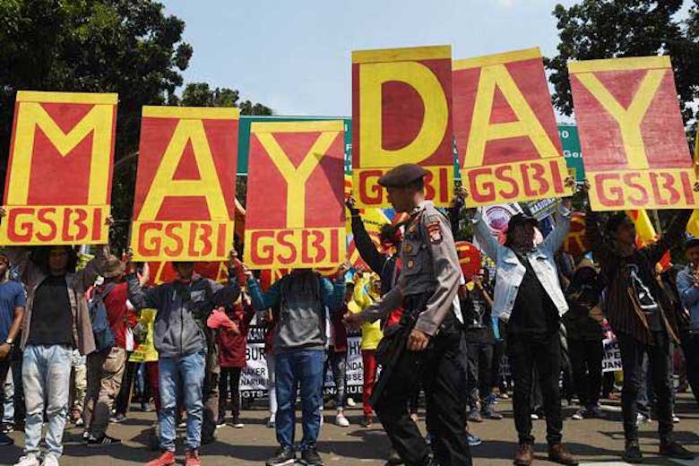 Tolak Demonstrasi Hari Buruh di Masa Pandemi Covid-19