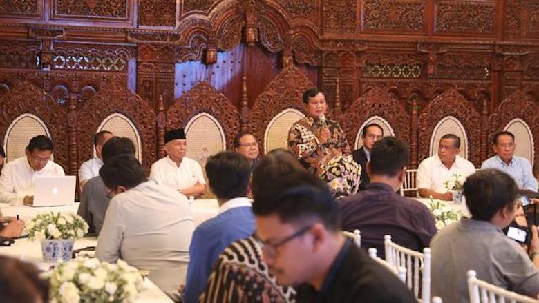 Apa yang Diharapkan Prabowo dengan Curhat Kecurangan ke  Awak Media Asing?