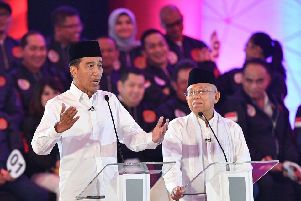 "Jab dan Uppercut" Jokowi dalam Debat Pilpres Pertama 2019
