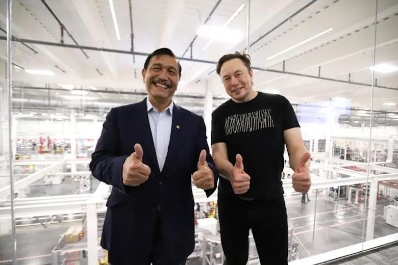 Luhut Panjaitan Pun Berjumpa Elon Musk