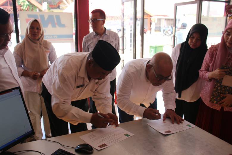 Bolu Salak Kenanga Teken MoU Peningkatan Mutu Sekolah Dengan SMK N 1 Padang Lawas