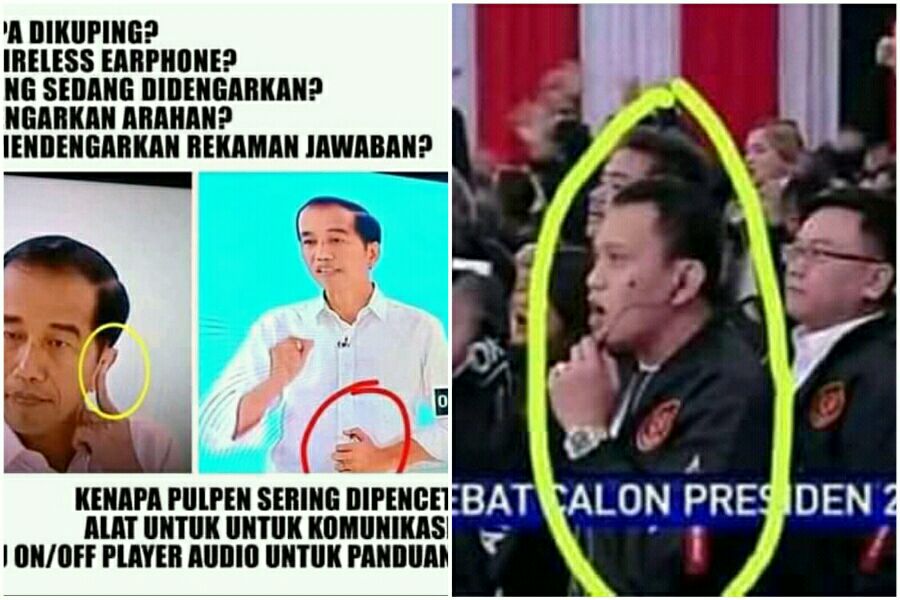 Inilah Beberapa Alat Rahasia Jokowi saat Debat Capres!