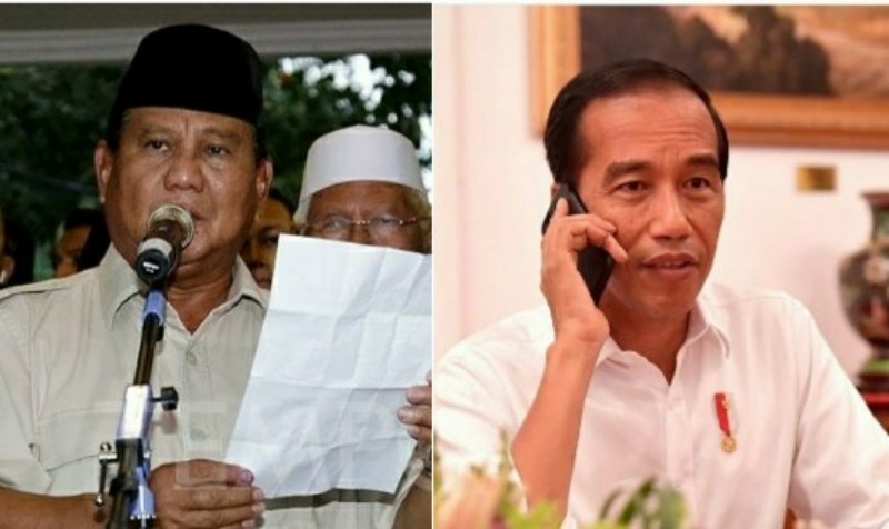 Prabowo Deklarasi Kemenangan, Jokowi yang Terima Ucapan