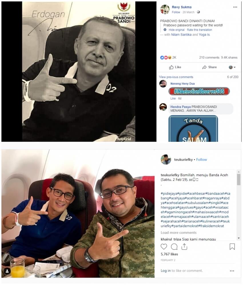 Erdogan Dukung Prabowo Itu Jelas Hoax Kubu 02