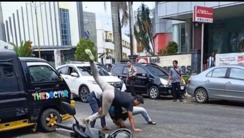 Dramatis, Bantingan Warnai Penangkapan Terduga Pengedar Narkotika di Bandar Lampung