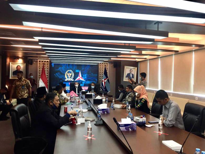 Dukung Pilkada 2022, Fraksi Demokrat DPR RI Terima Kunjungan Komisi I DPR Aceh