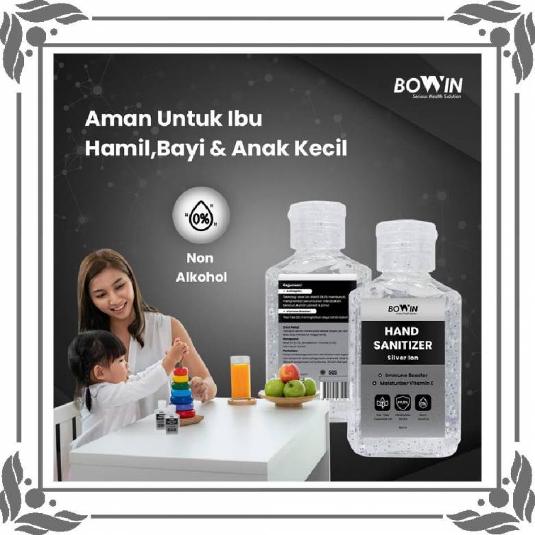Basmi Bakteri dan Virus Covid-19 dengan Disinfectant Spray Silver Ion Bowin Indonesia