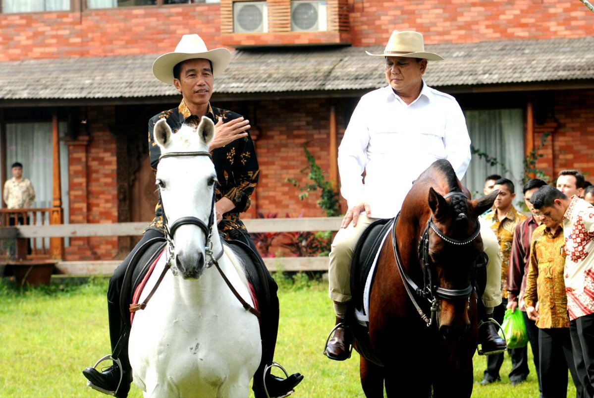 Salero, Kuda Prabowo, Senang Karena Badan Jokowi Ringan