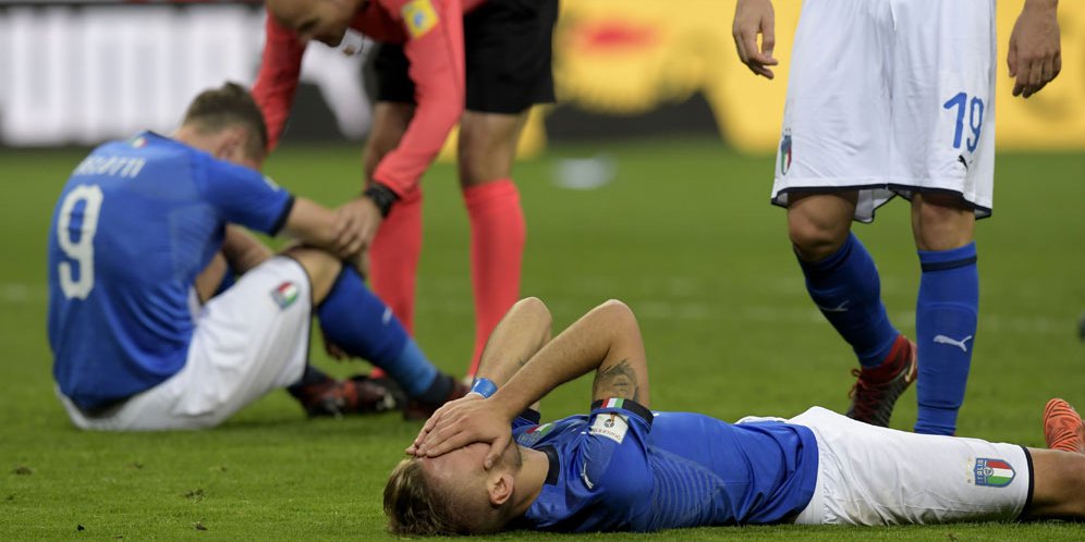Kegagalan Italia ke Piala Dunia Ulangi Kisah Tragis 60 Tahun Lalu