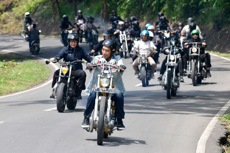 Cara Jokowi "Work Hard Play Hard", Jadilah Presiden Metal dan Bikers