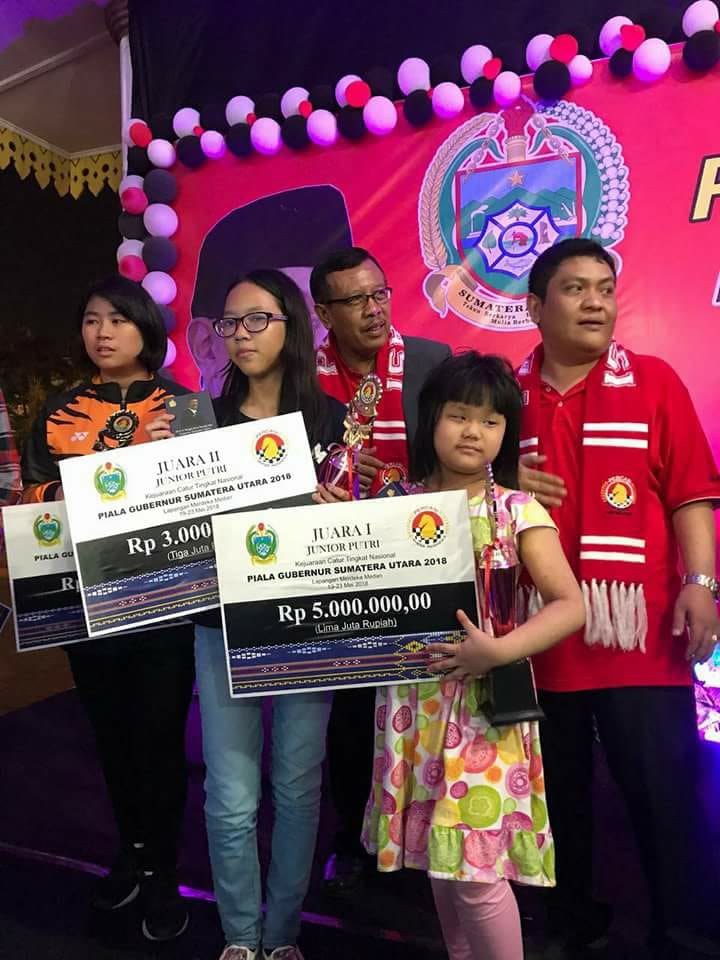 "Anak Ajaib" Samantha Edithso Juara di Medan