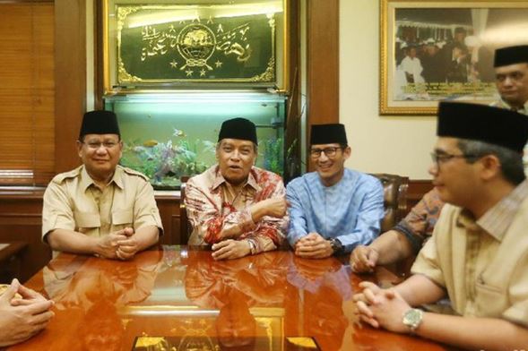 Manuver Prabowo-Sandi, Temui Wapres Jusuf Kalla Terlebih Dahulu